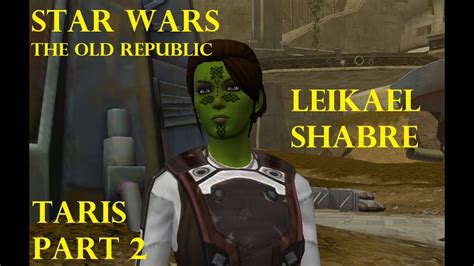 SWTOR Mirialan Smuggler Story Part 6 Taris Part 2 YouTube