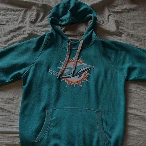 large miami dolphins hoodie - Depop