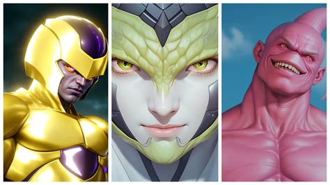 All Frieza Cell And Buus Forms Anime In Real Life Ai Generated