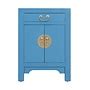 Chinese Bedside Table Sky Blue Orientique Collection W Xd Xh Cm