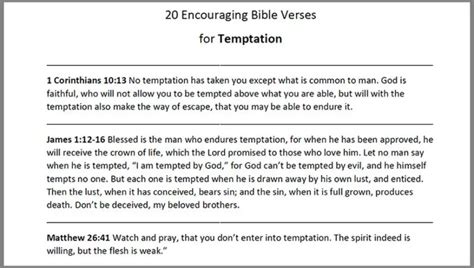 Temptation Verses Download Encouraging Bible Verses