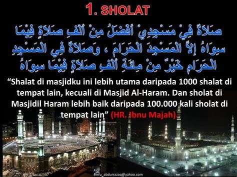 Optimalisasi Ibadah Di Makkah Madinah PPT