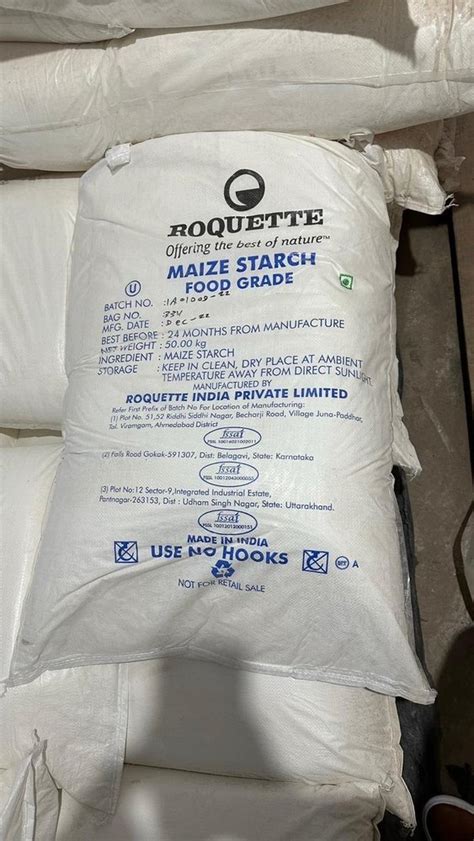 Modified Starch Powder Packaging Type Hdpe Bag Packaging Size 50 Kg