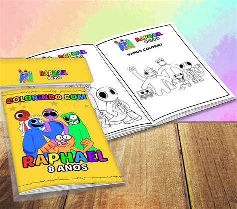 Revista De Colorir Rainbow Friends Elo7 Produtos Especiais