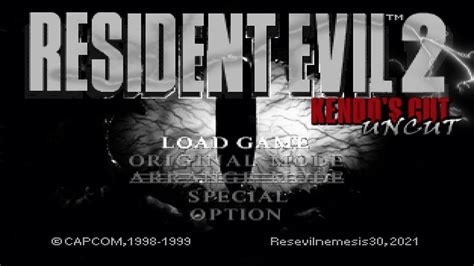 Resident Evil 2 Kendos Cut Uncut Mod Pc Youtube