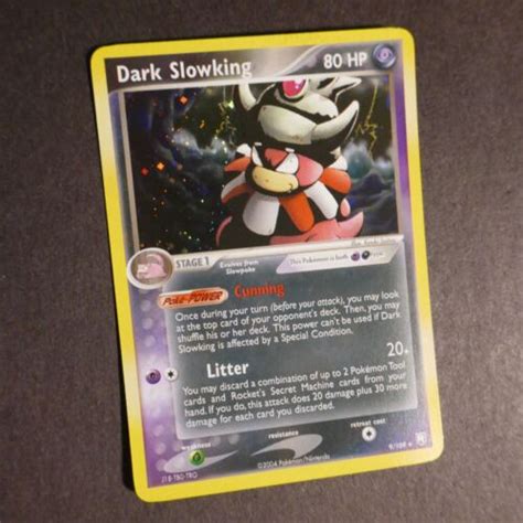 Dark Slowking 9109 Ex Team Rocket Returns Rare Holo Pokemon Card