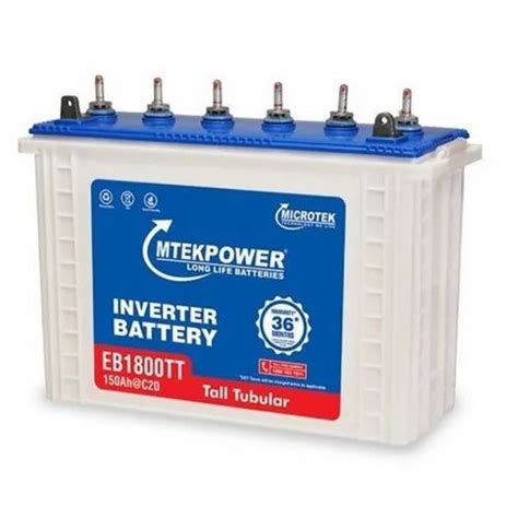 Microtek EB1800TT 150 Ah Tubular Battery At Rs 10200 Microtek