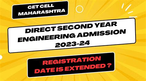 Dse Admission Registration Date Direct Second Year Engineering