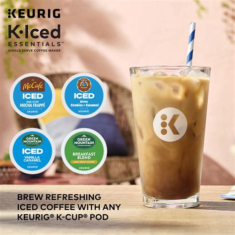 Keurig K-Iced Essentials Gray Iced and Hot Single-Serve K-Cup Pod ...