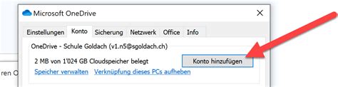 Onedrive Einrichten Ict Wiki