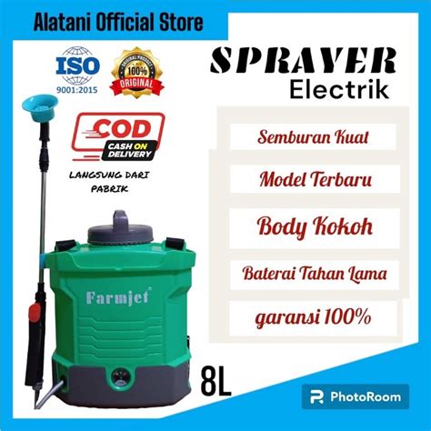 Jual POMPA SPRAYER ELEKTRIK 8LITER 645 Shopee Indonesia