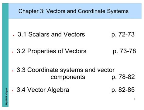 Pdf Chapter 3 Vectors And Coordinate Systems€¦ · Chapter 3 Vectors