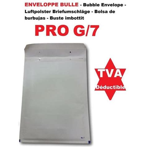 Enveloppes A Bulles Blanche Pro G X Mm Dimension Pochette