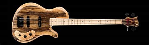 Custom Bass Ozma Single Cutaway Ash W Black Limba