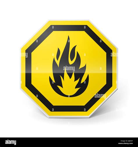 Warning Sign Extremely Flammable Symbol Banque D Images D Tour Es Alamy