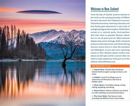 Fodor S Essential New Zealand By Fodor S Travel Guides Full Color