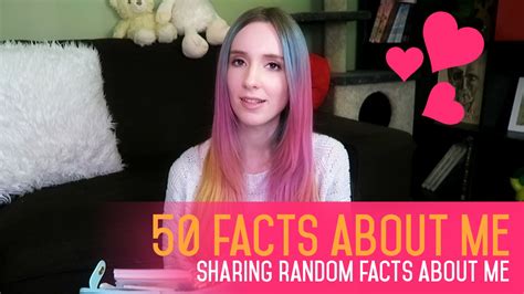 50 Facts About Me Youtube