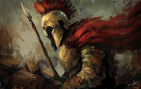 Spartan Painting By Imad Ud Din Pixels