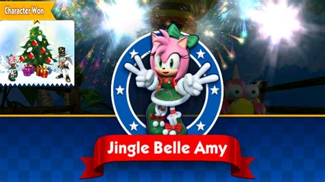 Sonic Dash Jingle Belle Amy New Character Unlocked Festive Fun Event