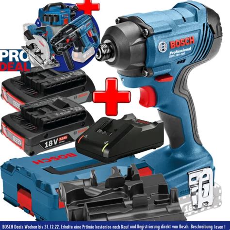 Bosch Cordless Impact Wrench 18v Torque Screwdriver Gdr 18v 210 C £304