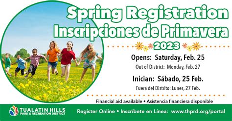 Spring Registration Opens Saturday, February 25 | THPRD