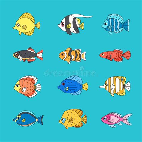 Fish Outline Stock Illustrations Fish Outline Stock