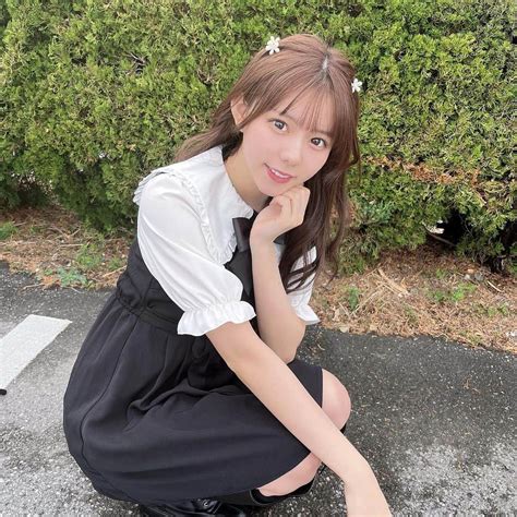 大森莉緒さんのインスタグラム写真 大森莉緒instagram 「・ ・ 量産と地雷、皆さんはどっちが好きかな？😈💘 チェキプレゼントの応募方法 ① Majoretty Official