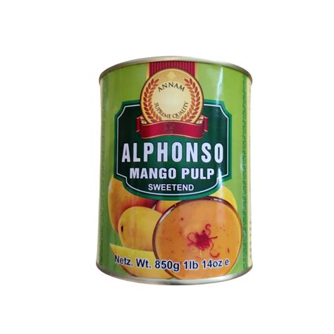 Annam Alphonso Mango Pulp 850g Sangamitra Bit Grocery