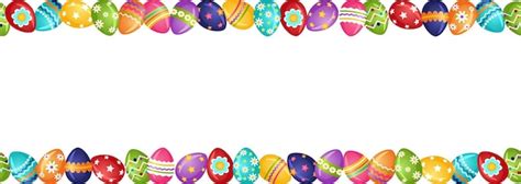 Premium Vector Frame Made Of Colorful Bright Easter Eggs