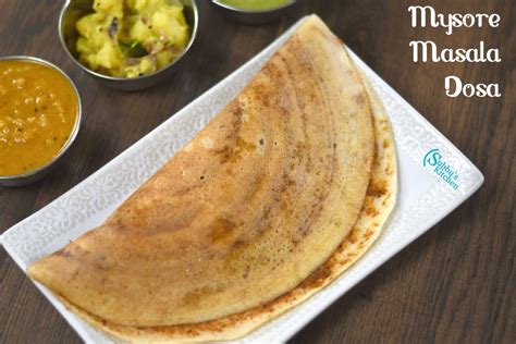 Mysore Masala Dosa Recipe Karnataka Style Masala Dosa Subbus Kitchen