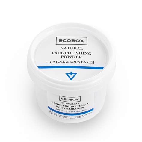 Полирующая пудра для умывания ECOBOX " Диатомитовая земля" - «Энзимы ...