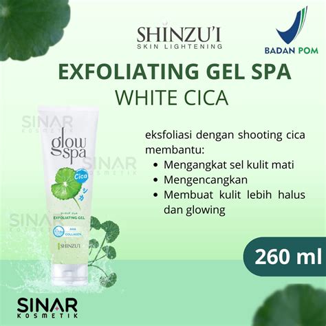 Jual Shinzui Glow Spa Exfoliating Gel Ichigo Cica Honey 130ml