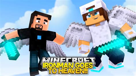 Minecraft Adventure Ironman Visits Heaven In A Dream Bed Wars Youtube