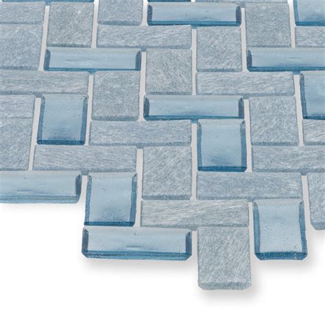 Wave Herringbone Glass Tile E12wavexxh American Glass Mosaics