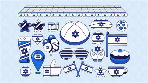 20 Jewish Symbols - Graphics | Motion Array