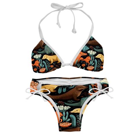 Platypus Women S Swim Suit Bikini Set With Detachable Sponge And