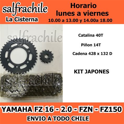 Kit De Transmisi N Yamaha Fz Fz Fz Japones Cuotas Sin