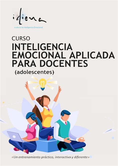 CURSO DE INTELIGENCIA EMOCIONAL APLICADA PARA DOCENTES ESO Y BAC