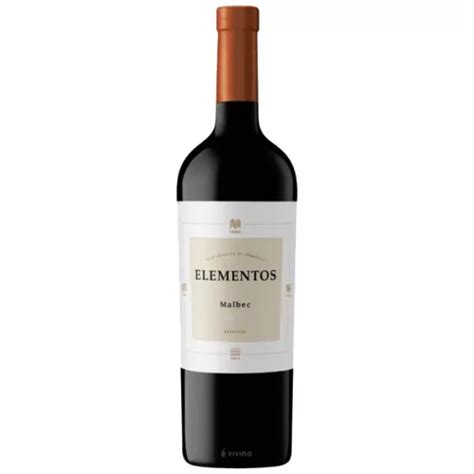 Vinho Argentino Elementos Malbec 2022 750ml