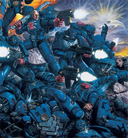 Warhammer 40000 Razas CAPITULOS DE MARINES ESPACIALES