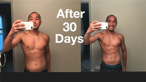 30 Day Abs Challenge Results Before And After