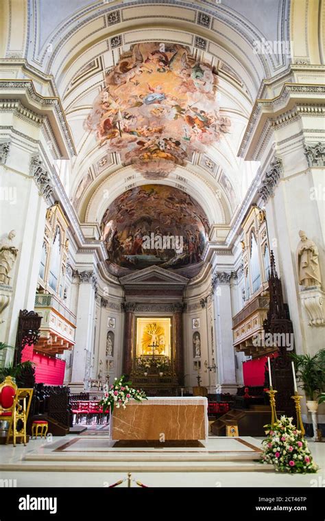 interior  palermo cathedral duomo  palermo sicily italy europe