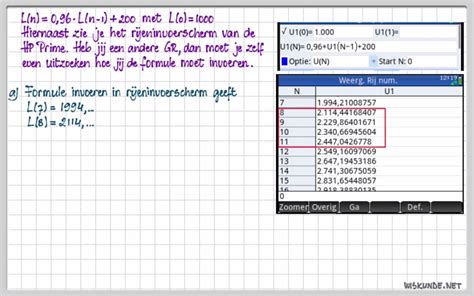 Video Vwo E Editie Opgave Notaties En Rijen Op De Gr