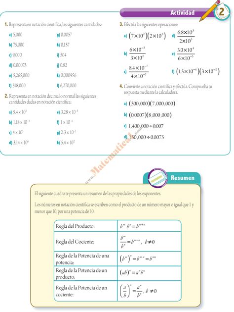 NOTACIÓN CIENTÍFICA EJEMPLOS Y EJERCICIOS RESUELTOS PDF