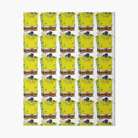 "Spongebob Grin Meme" Art Board Print for Sale by MemeShoppp | Redbubble