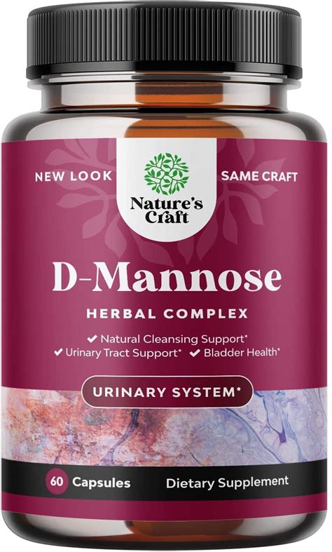 Buy D Mannose With Cranberry Extract Capsules Nature S Craft D