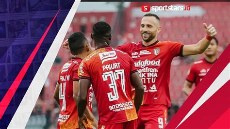 Bantai Persik Kediri Bali United Melesat Ke Posisi Dua Klasemen