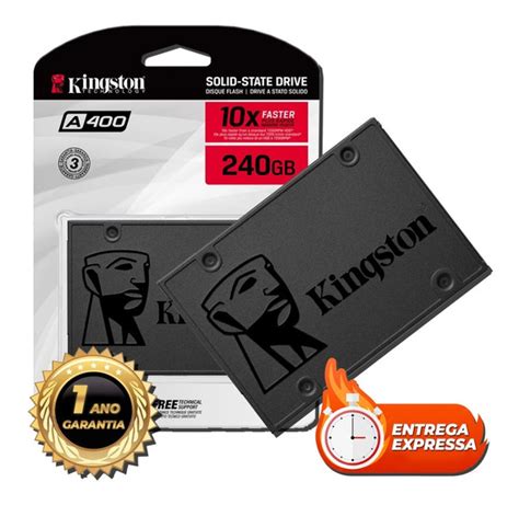 Disco Solido Interno Kingston Sa400s37 240g 240gb Preto MercadoLivre