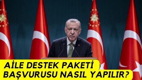 E DEVLETTEN AİLE DESTEK PAKETİ BAŞVURUSU NASIL YAPILIR 2023 YouTube