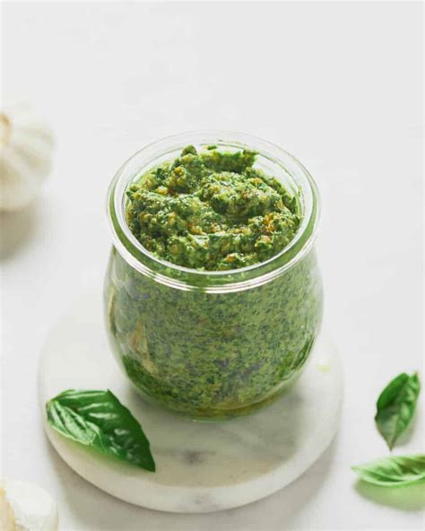 Easy Vegan Walnut Pesto Recipe With Basil Resplendent Kitchen